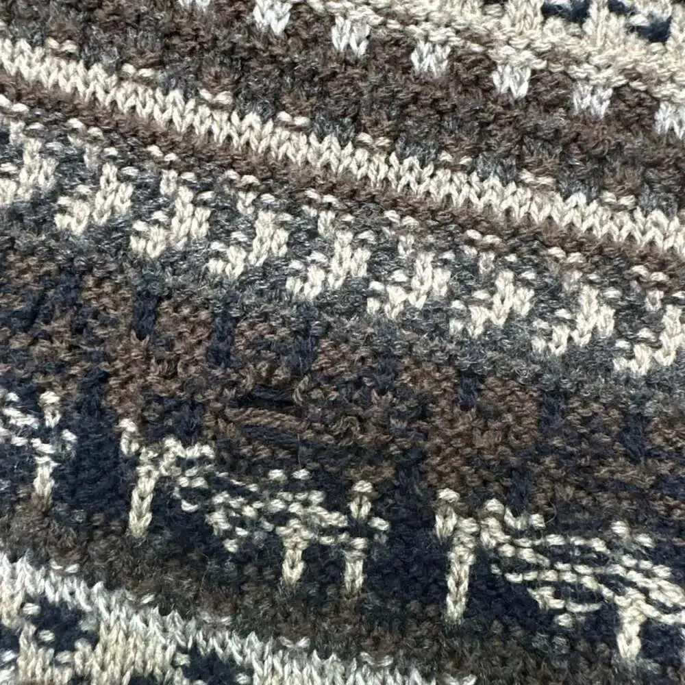 Vintage 90s Jantzen Classics Multi-Pattern Crewneck Sweater XL